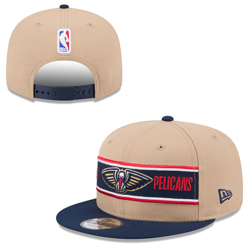 Khaki NBA Teams Snapback
