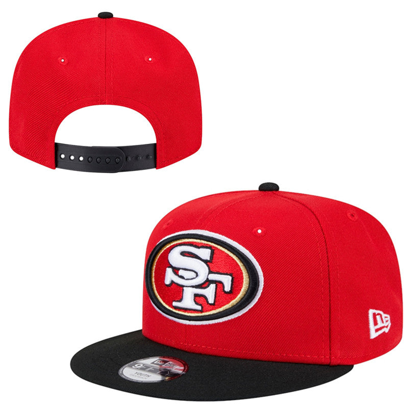 San Francisco Black Bill Snapback Hat