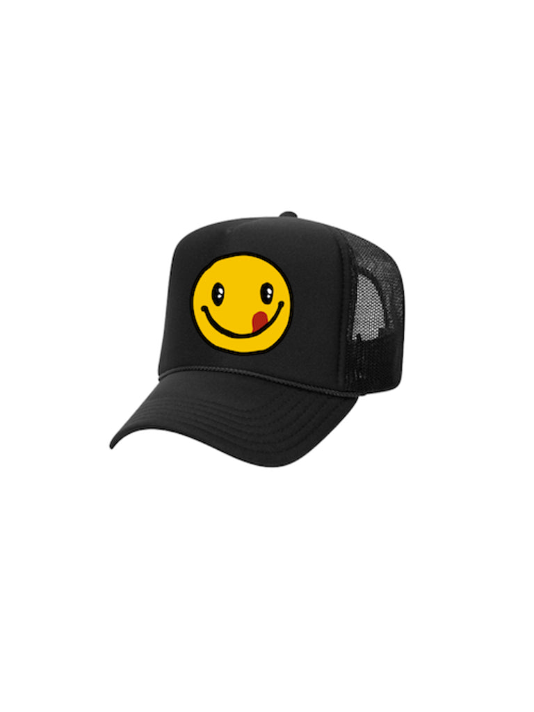 Smiley Trucker Hat (Primary Colors)