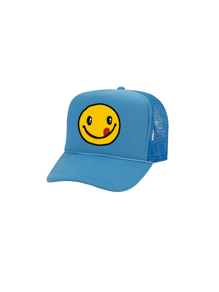 Smiley Trucker Hat (Primary Colors)