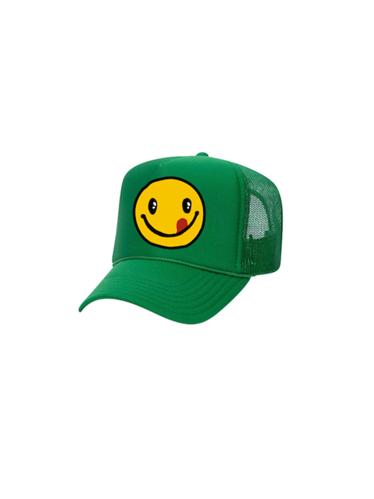 Smiley Trucker Hat (Primary Colors)