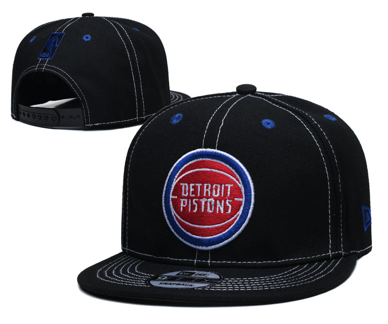 NBA Snapbacks- Black w/ white stitching