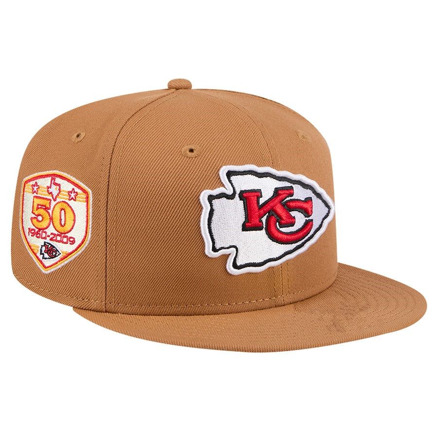 Wheat NFL Teams Fitted Hat