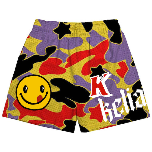 Tropic Camo Starz Mesh Shorts